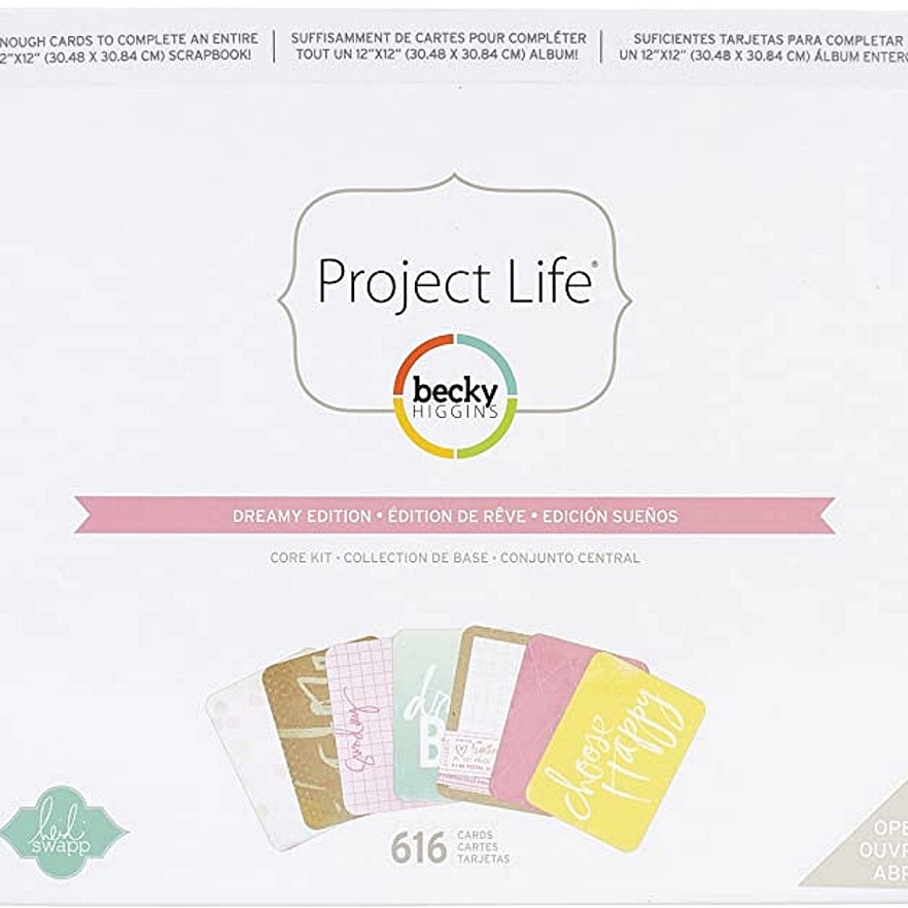 Becky Higgins Project Life Dreamy Edition Heidi swapp Core Kit 616 Cards